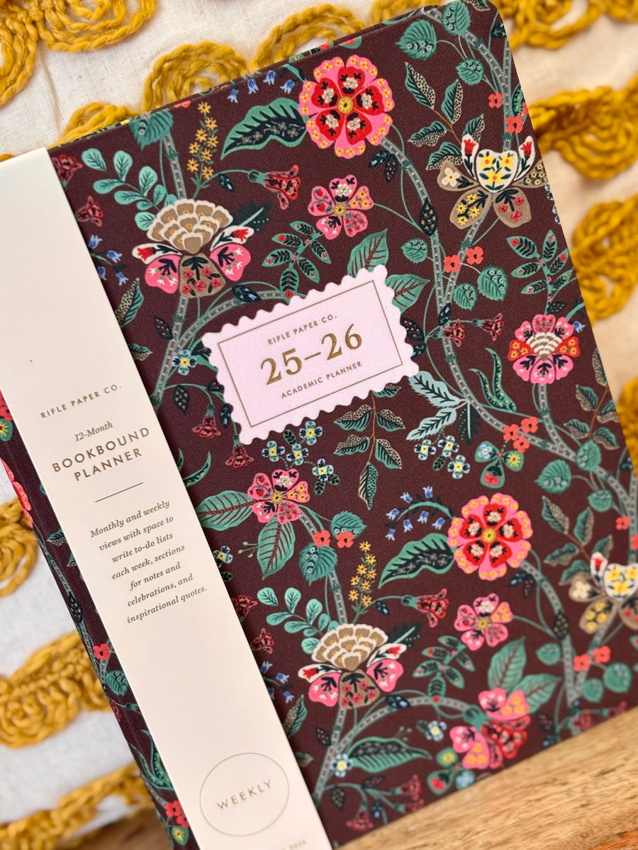 A6 Size Weekly Academic Planner 2026-2027 12-Month Softcover|Hourly Layout