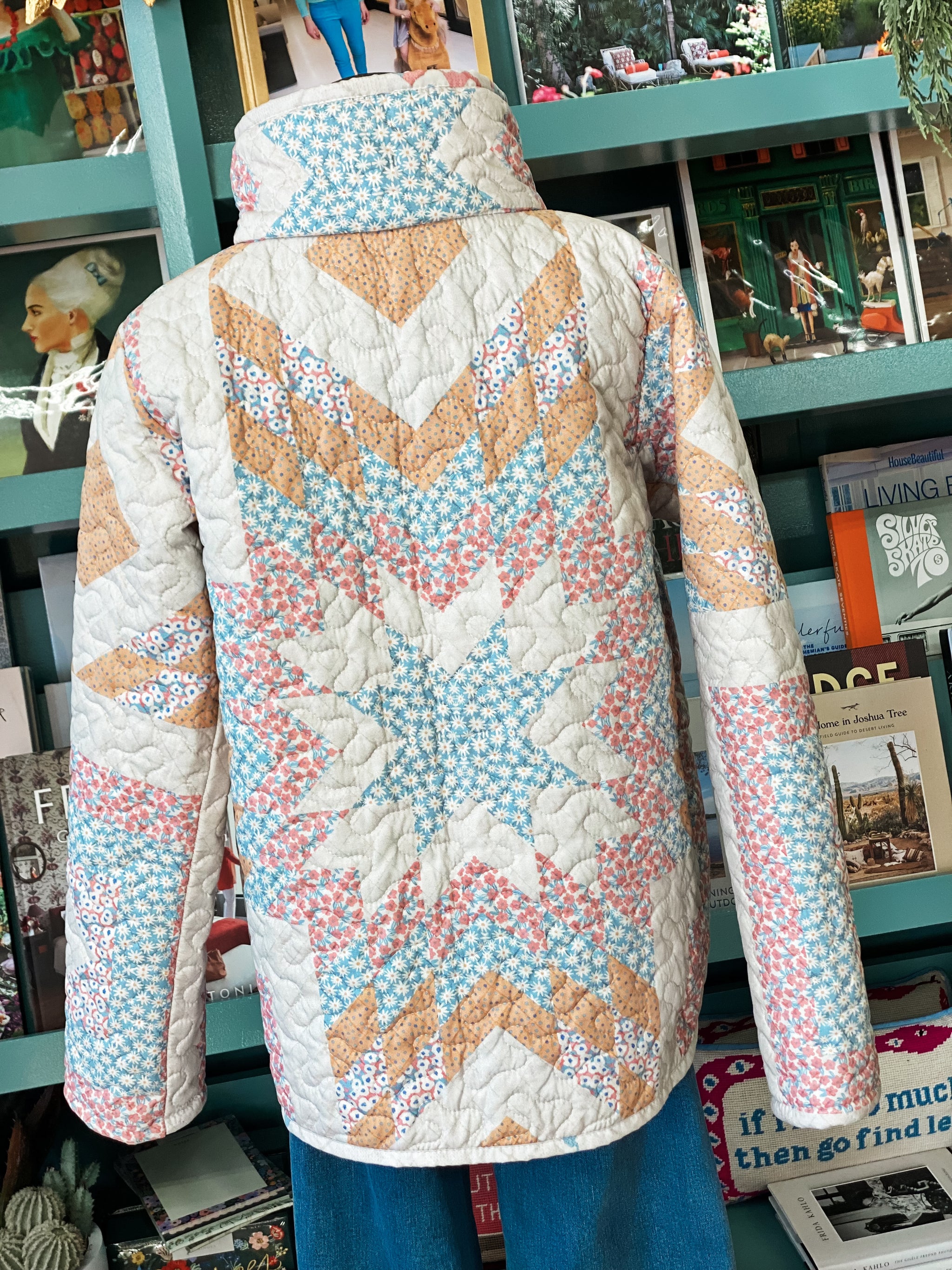 Ida Mae Adeline Patchwork Original Quilted Snap Jacket