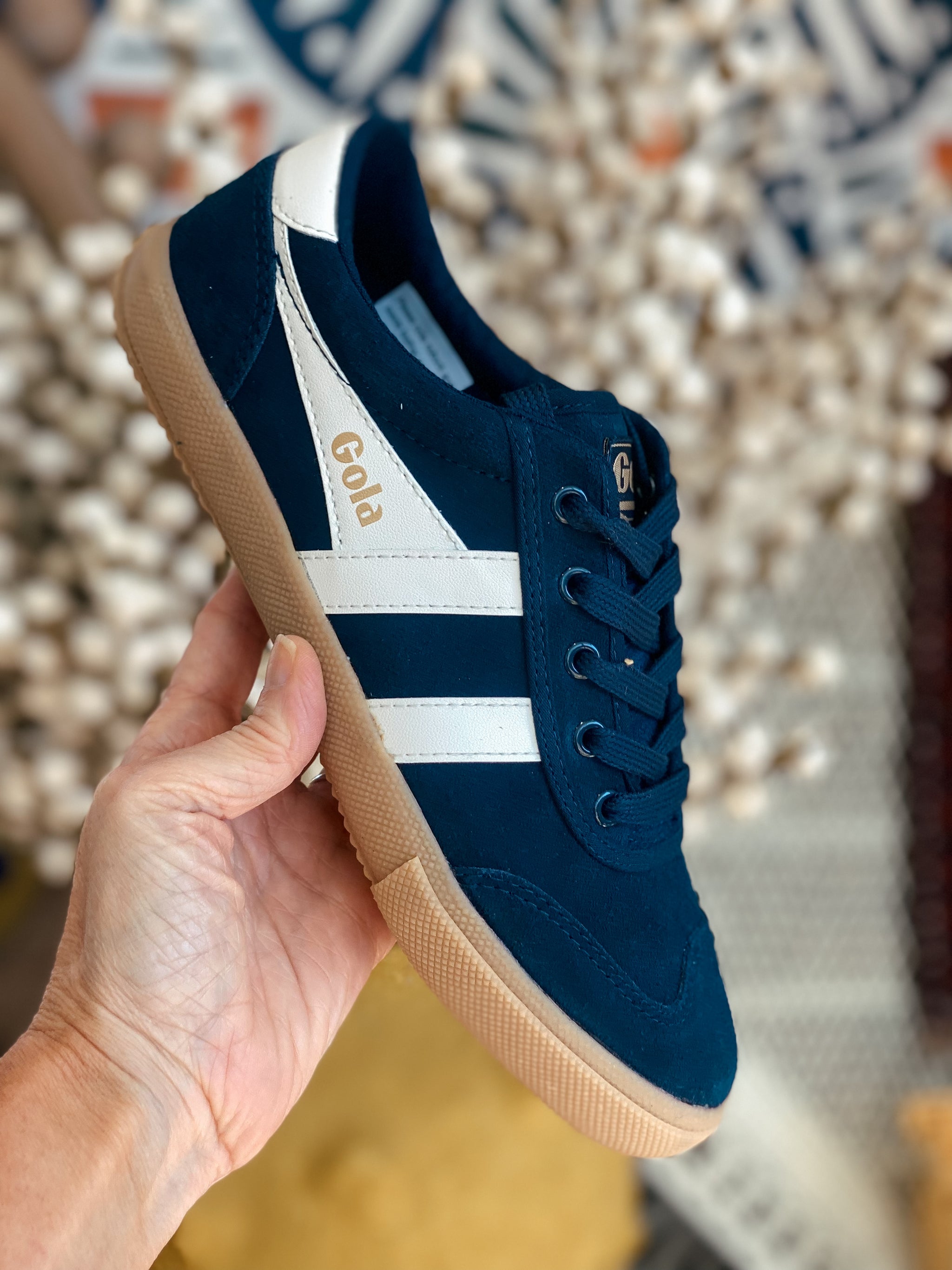 Gola Badminton Suede Plimsoll Sneakers – Bungalow 123