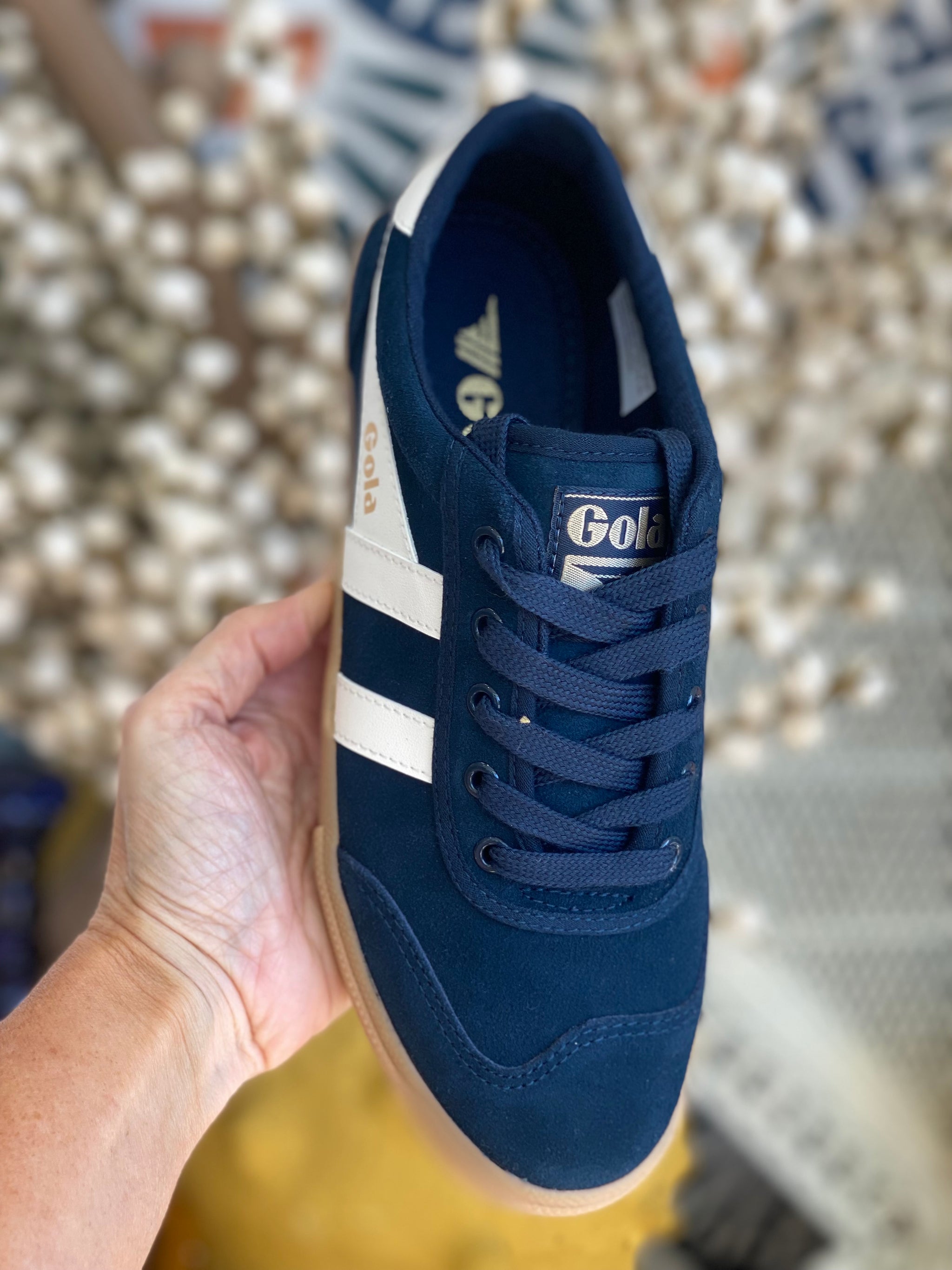 Gola Badminton Suede Plimsoll Sneakers – Bungalow 123