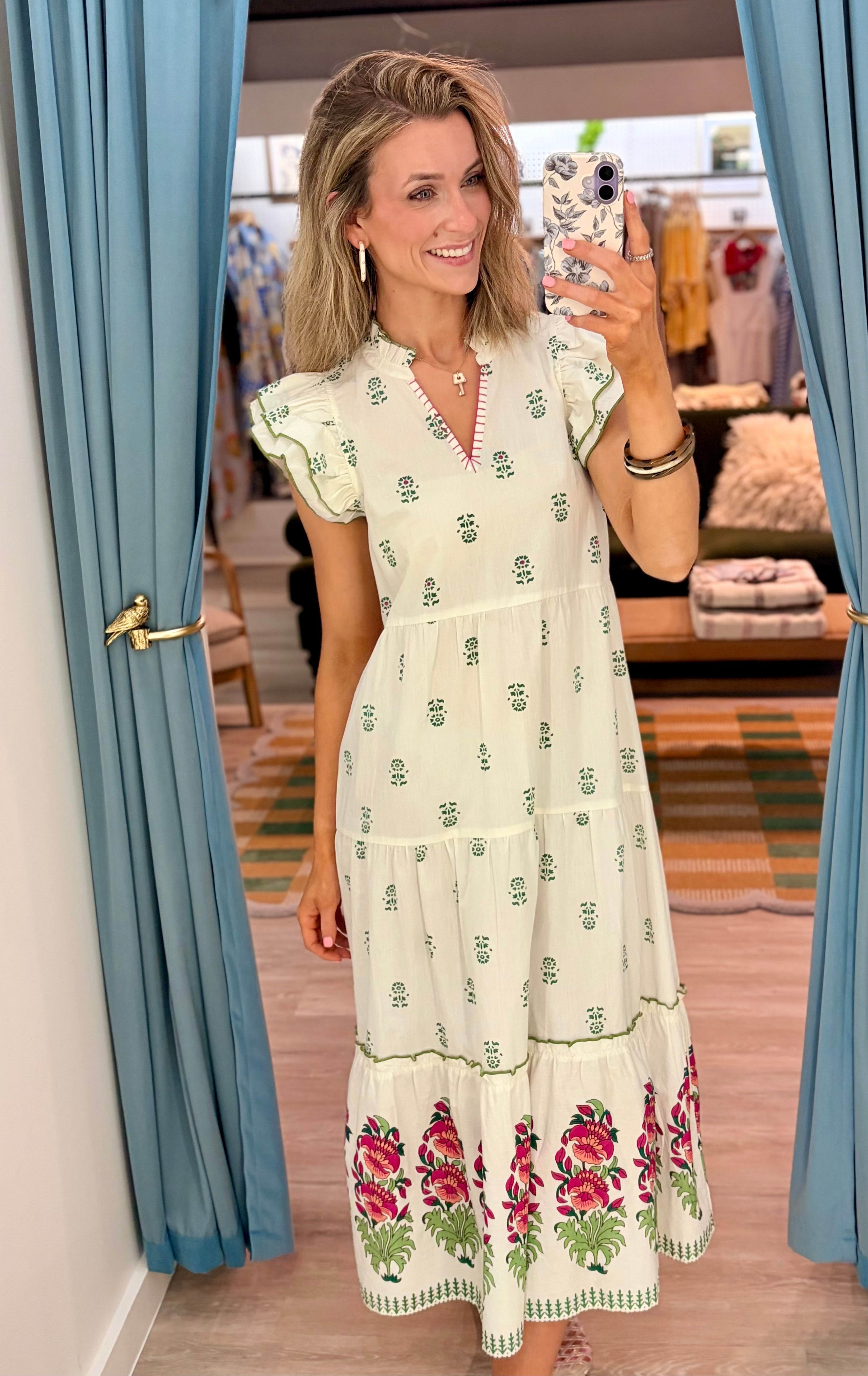 bungalow maxi dress Our boho queen @__staygolden wears our Bungalow Maxi Dress in White